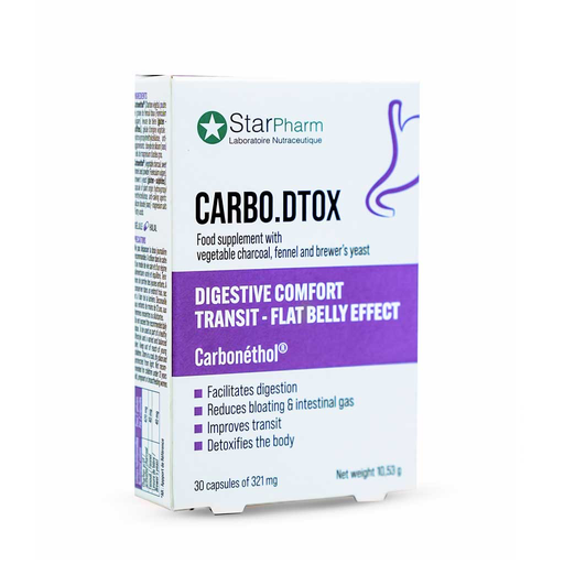 [STACADE40] CARBO.DTOX GÉLULES - 30 Gélules